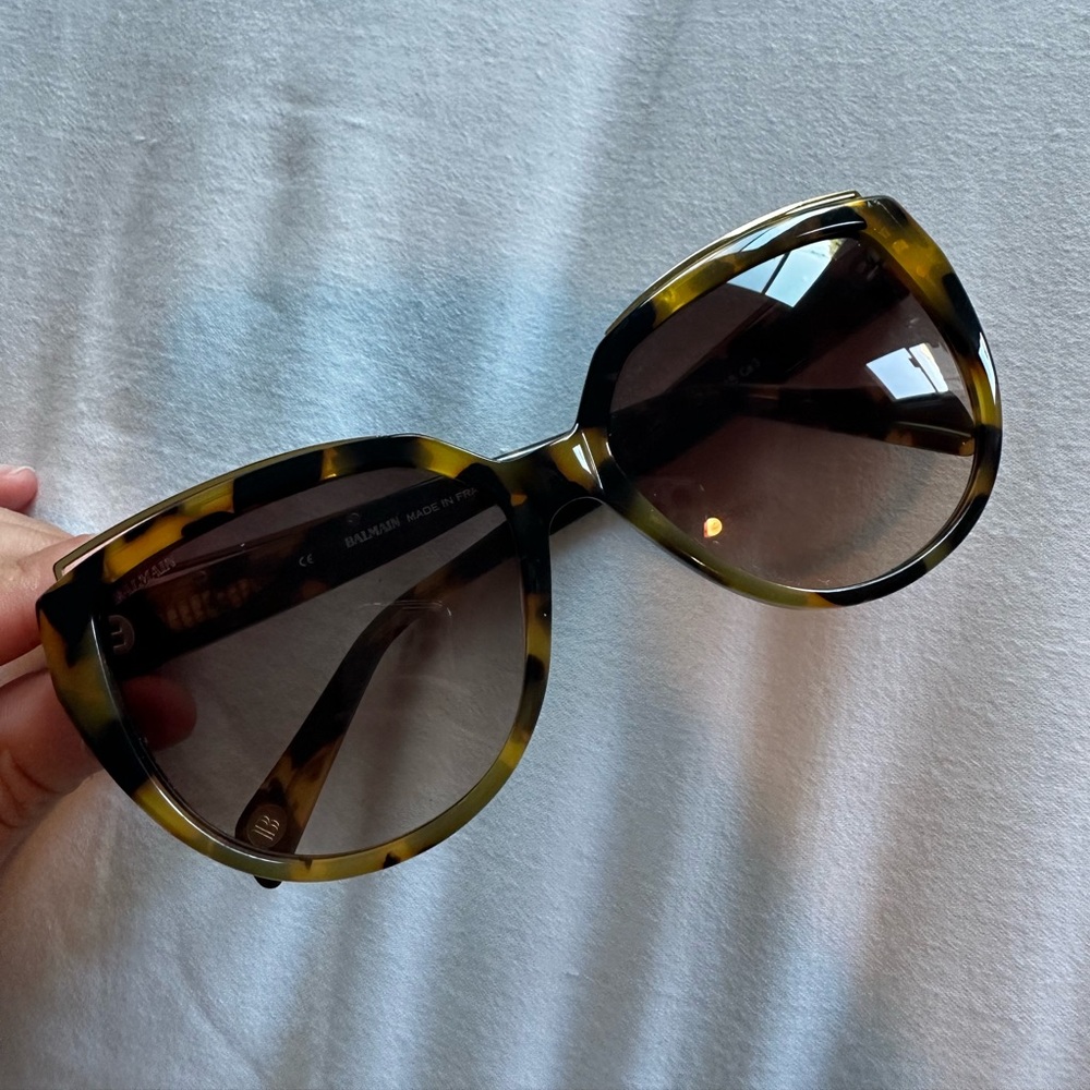 Balmain Tortoise Shell Sunglasses - image 1